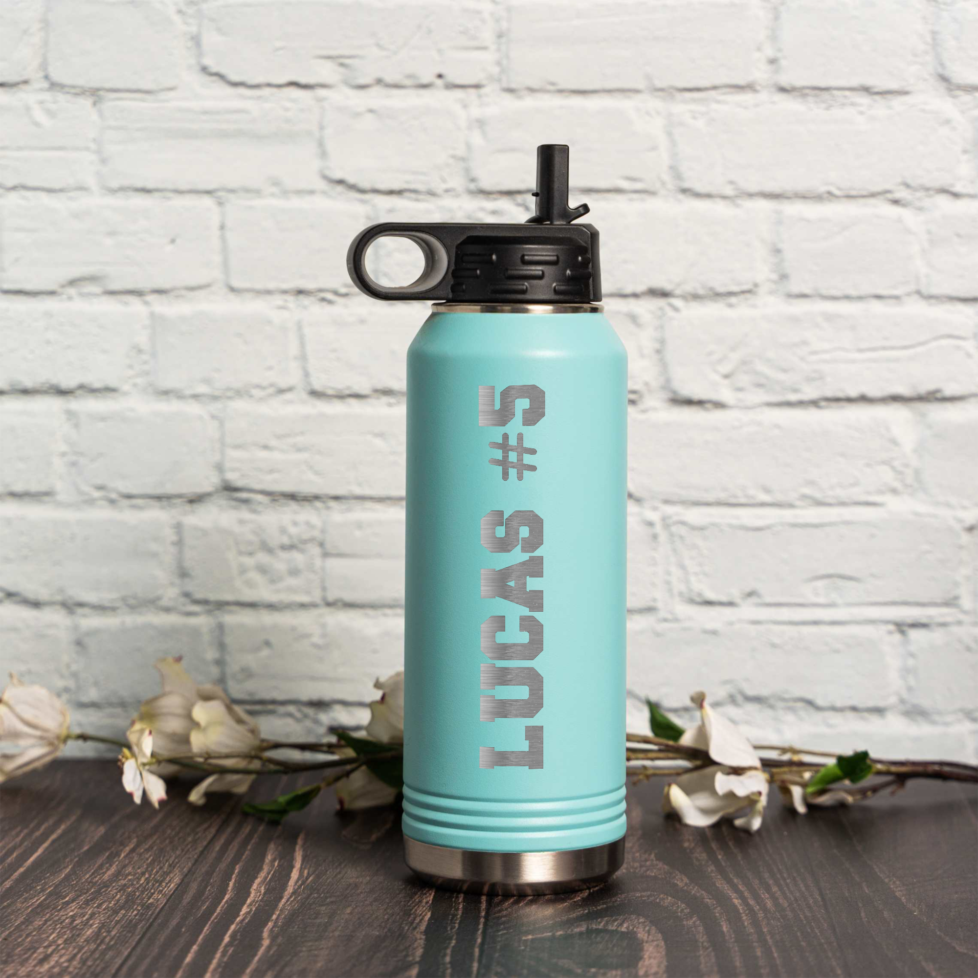 32oz Personalized Sports Water Bottle