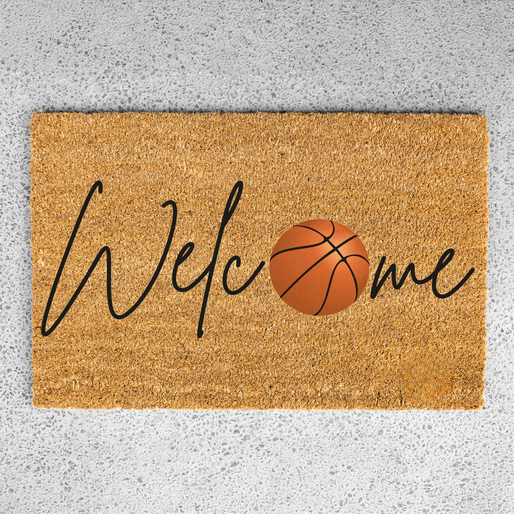 Basketball Welcome Doormat