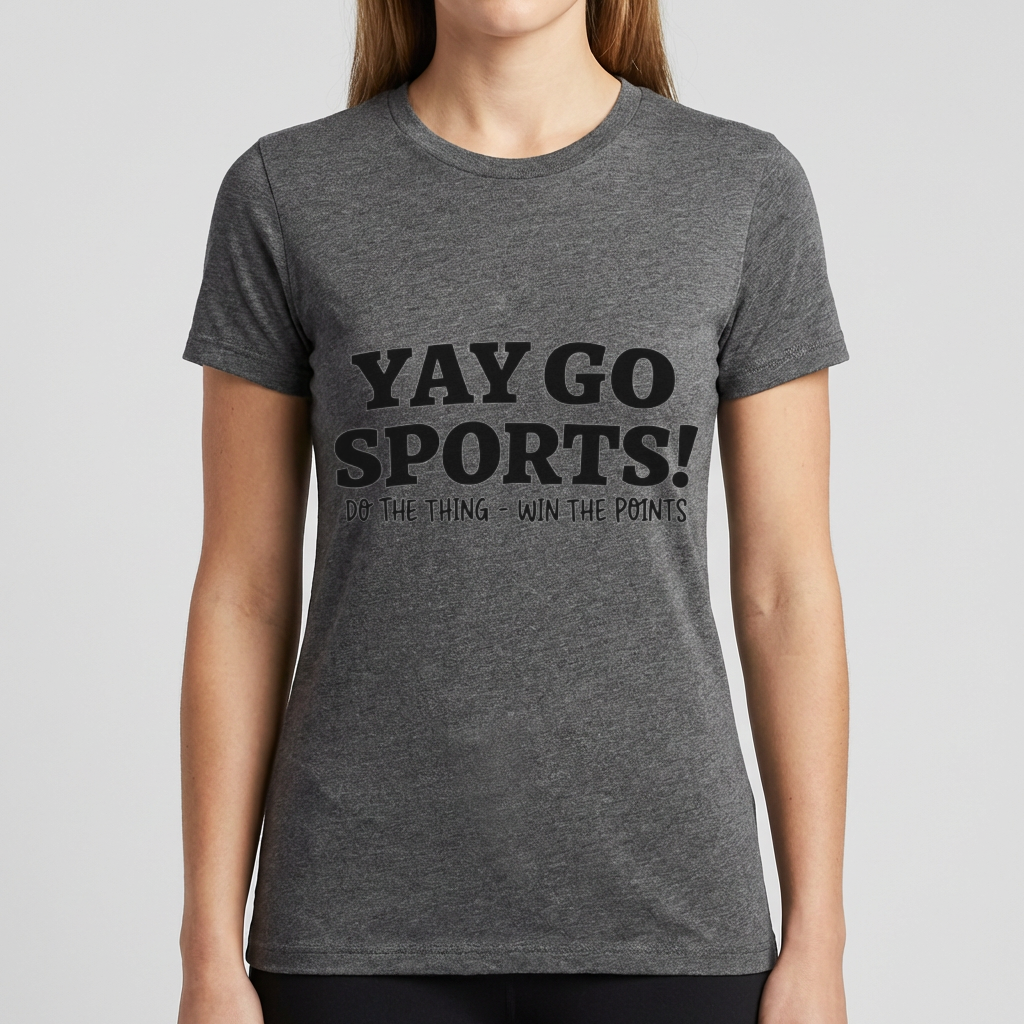 Funny Sports Shirt, Yay Go Sports T Shirt, Do the Thing Win the Points Tee, Sarcastic Sports Fan Shirt, Game Day Humor Gift, Sports Tee
