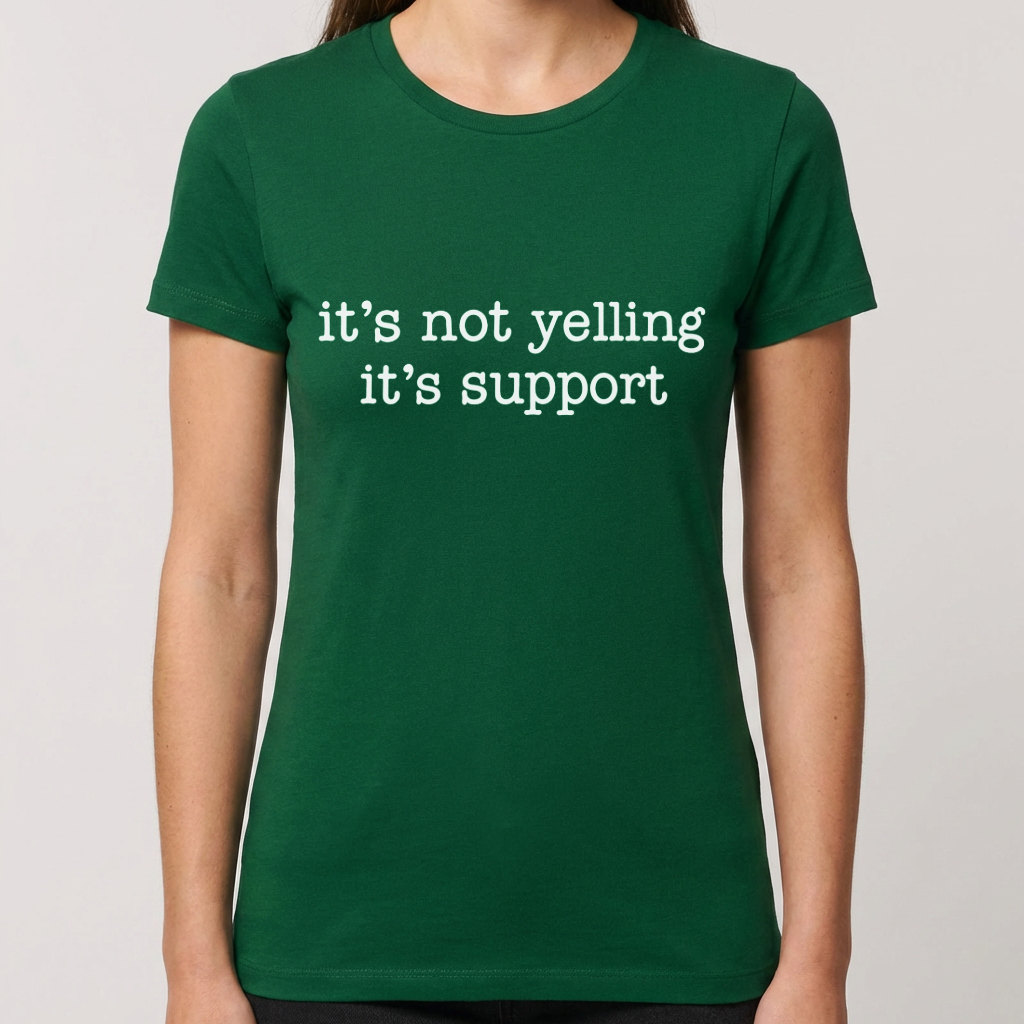 It's Not Yelling It's Support Shirt, Funny Sports Mom Shirt, Game Day Mom Tee, Sports Parent Shirt, Sideline Humor Tee, Team Mom Gift