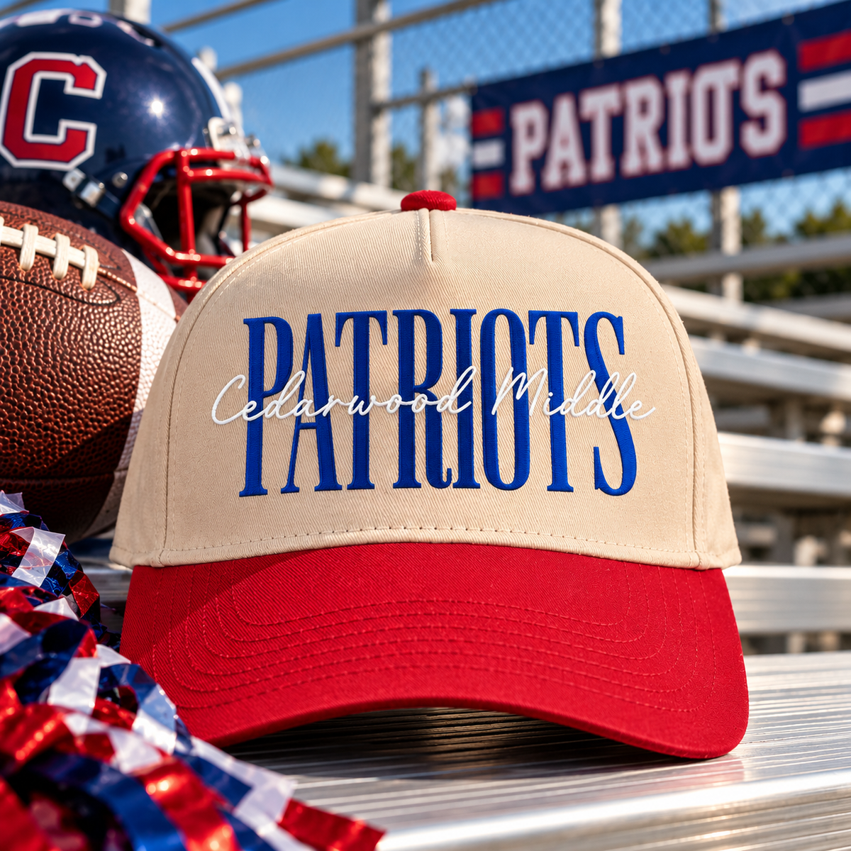Custom Mascot Custom School/Team Spirit Trucker Hat