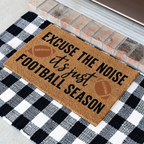 Football Doormat, Football Season Welcome Mat, Funny Game Day Doormat, Football Lover Gift, Sports Front Door Mat, Fall Porch Decor