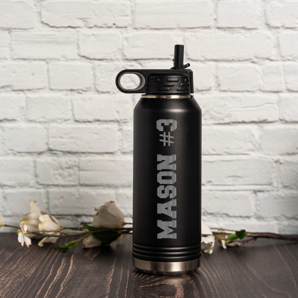 32oz Personalized Sports Water Bottle