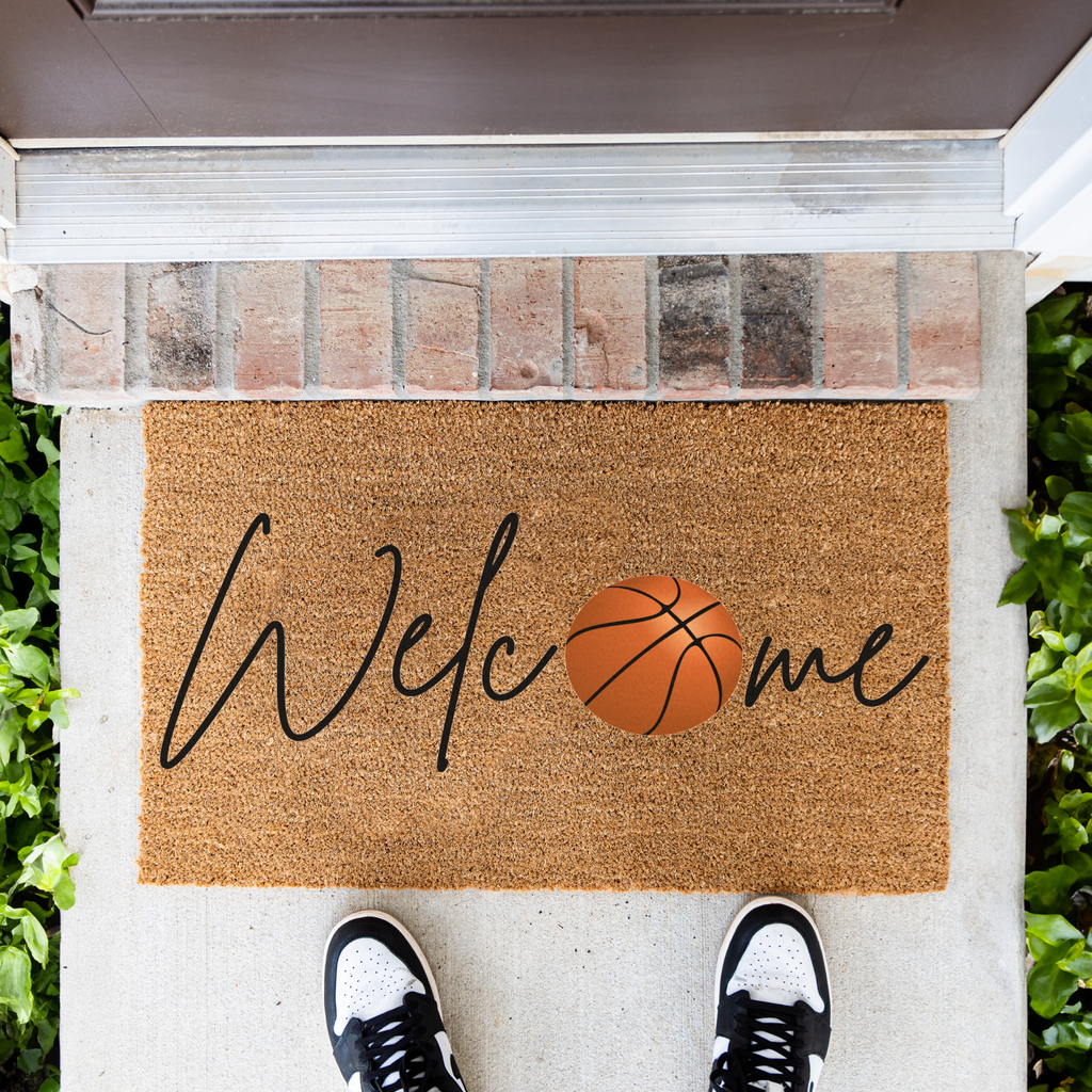 Basketball Welcome Doormat
