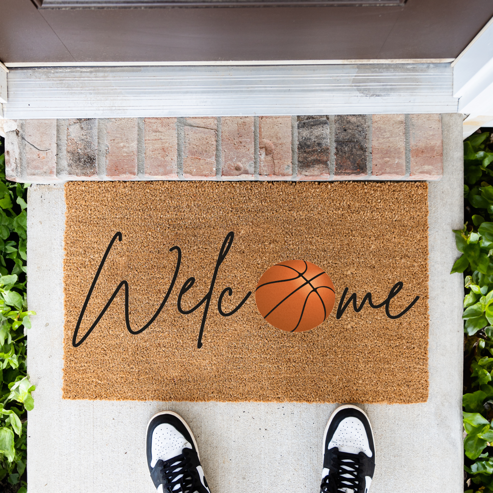 Basketball Welcome Doormat