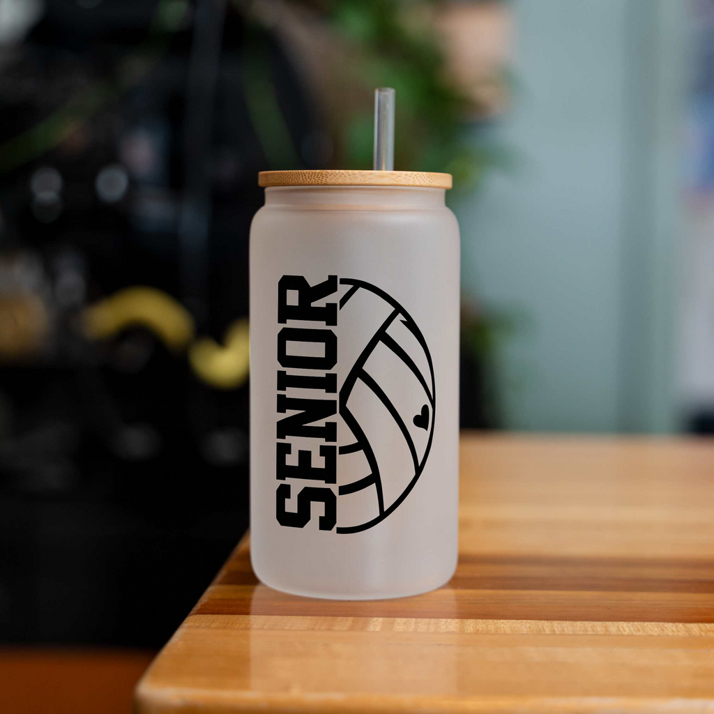 Personalized Senior Volleyball Tumbler, Class of 2027 Volleyball Gift, Senior Night Gift for Player, Volleyball Graduation Tumbler