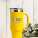 Personalized 40oz Tumbler for Cheer Coach, Custom Name Gift, Insulated Drinkware Tumbler For Cheer Coaches