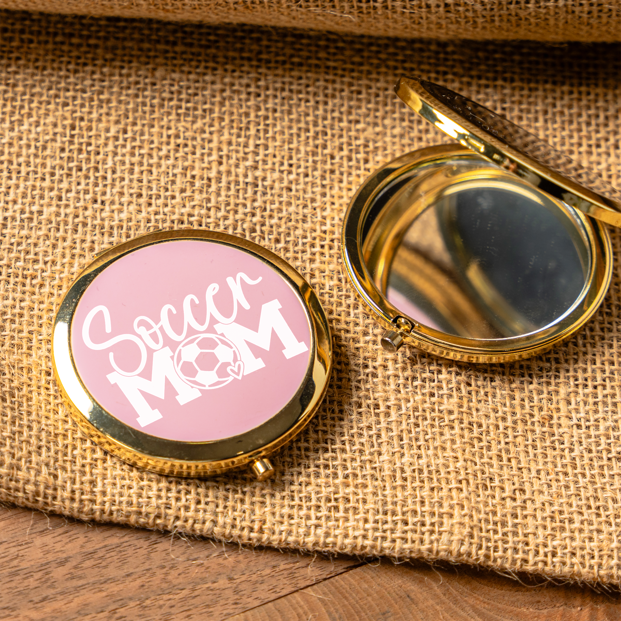 Soccer Mom Compact Mirror