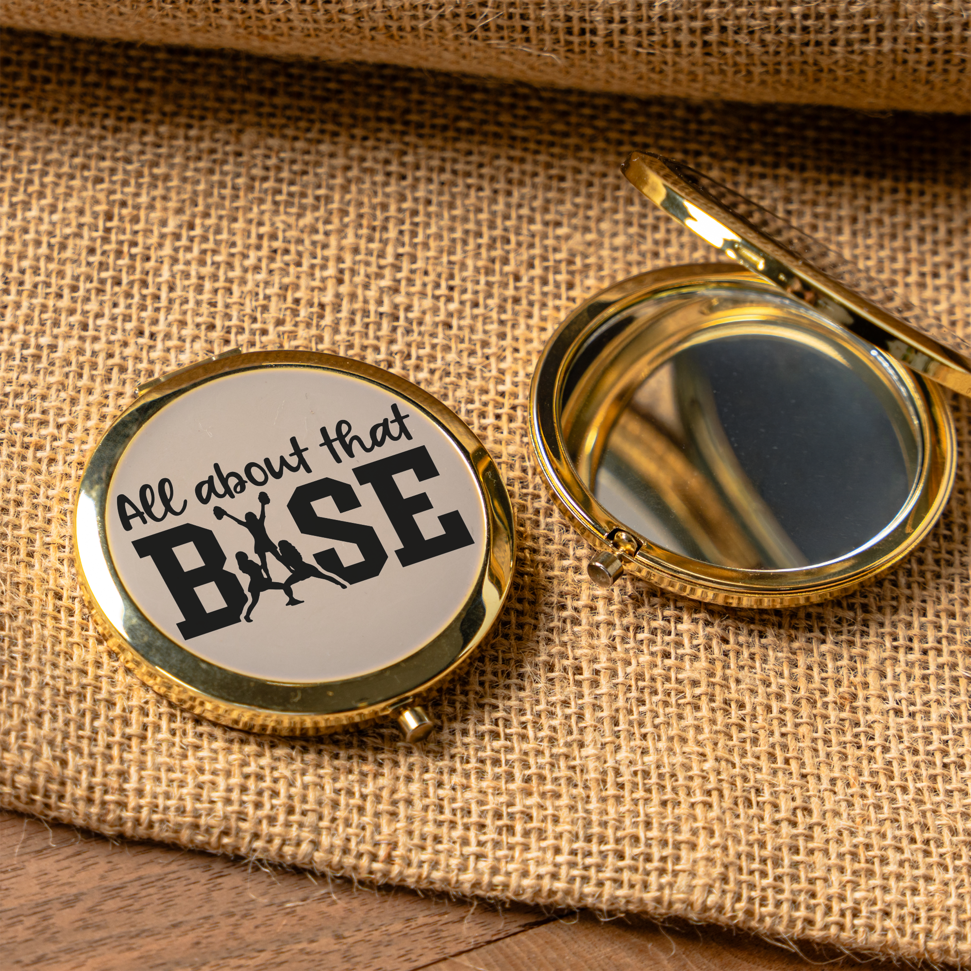 All About That Base Cheer Compact Mirror