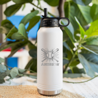 32oz Personalized Baseball Water Bottle