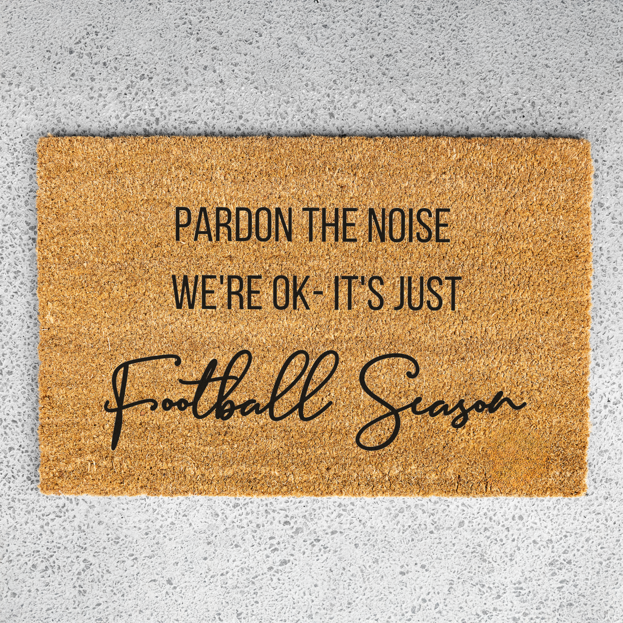 Football Season Doormat