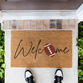 Welcome Football Doormat