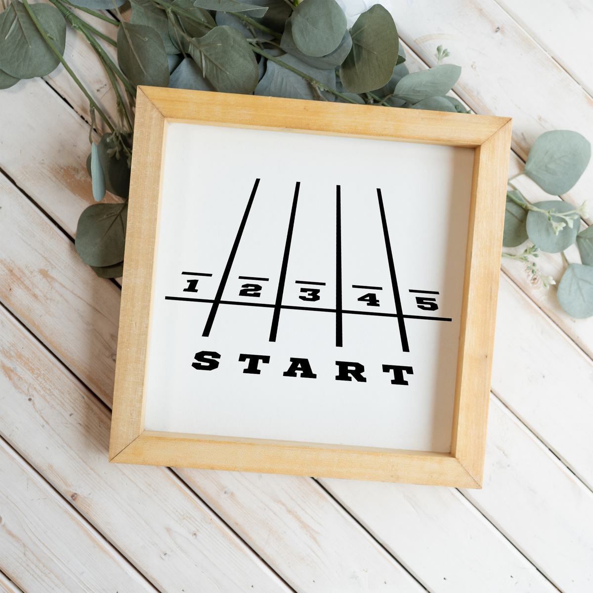 Track and Field Wall Art, Running Track Start Line Sign, Track Runner Room Decor, Sports Wall Art, Track Athlete Gift, Framed Sign