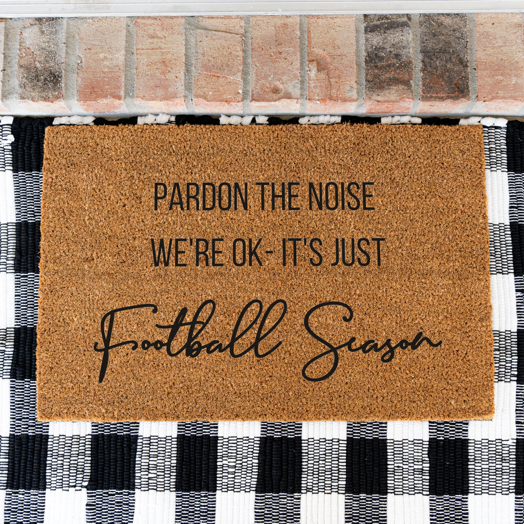 Football Season Doormat