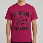 Cheer Dad Playbook Shirt, Funny Cheer Dad T-Shirt, Cheerleading Dad Gift, Cheer Competition Shirt, Proud Cheer Dad Tee