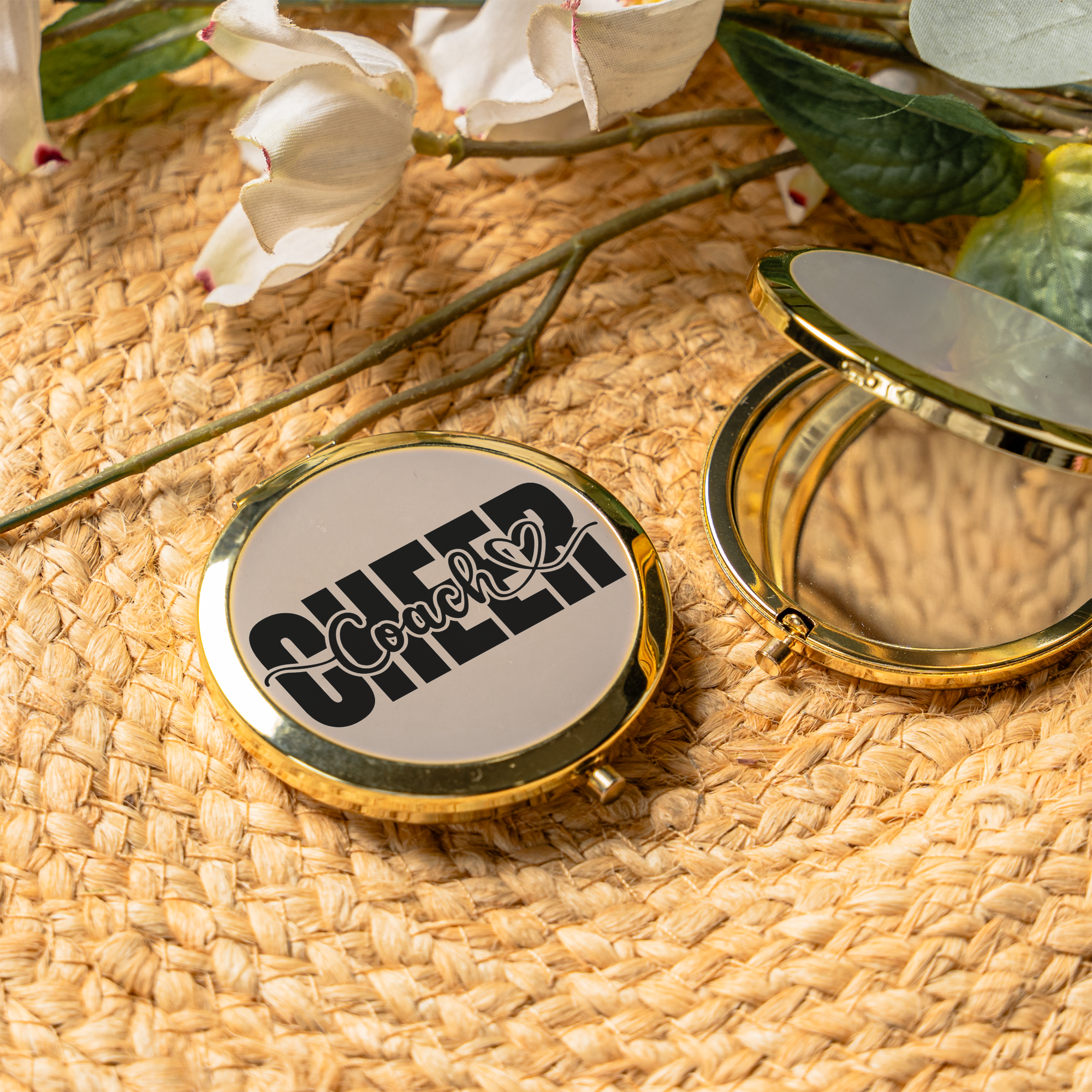 Cheer Coach Compact Mirror