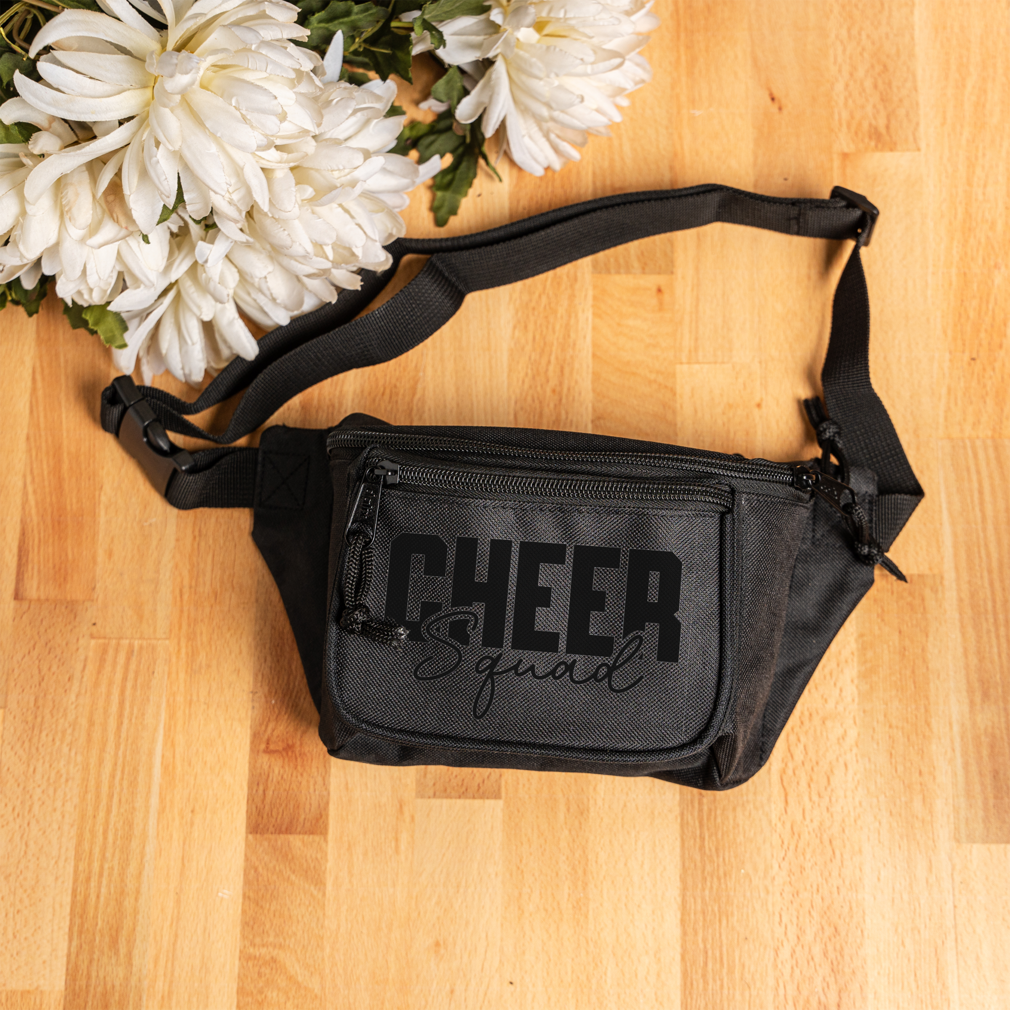 Stylish Fanny Pack for Cheer Teams, Cheer Team Gifts, Fanny Pack, Adjustable Waist Bag with Zipper, Lightweight and Durable