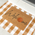 Basketball Welcome Doormat