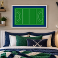 Field Hockey Field Framed Wall Art