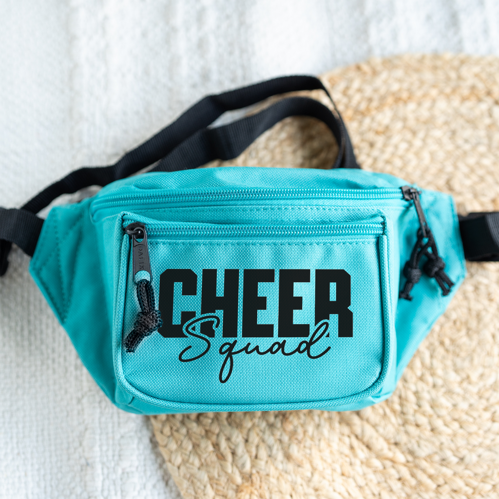 Stylish Fanny Pack for Cheer Teams, Cheer Team Gifts, Fanny Pack, Adjustable Waist Bag with Zipper, Lightweight and Durable