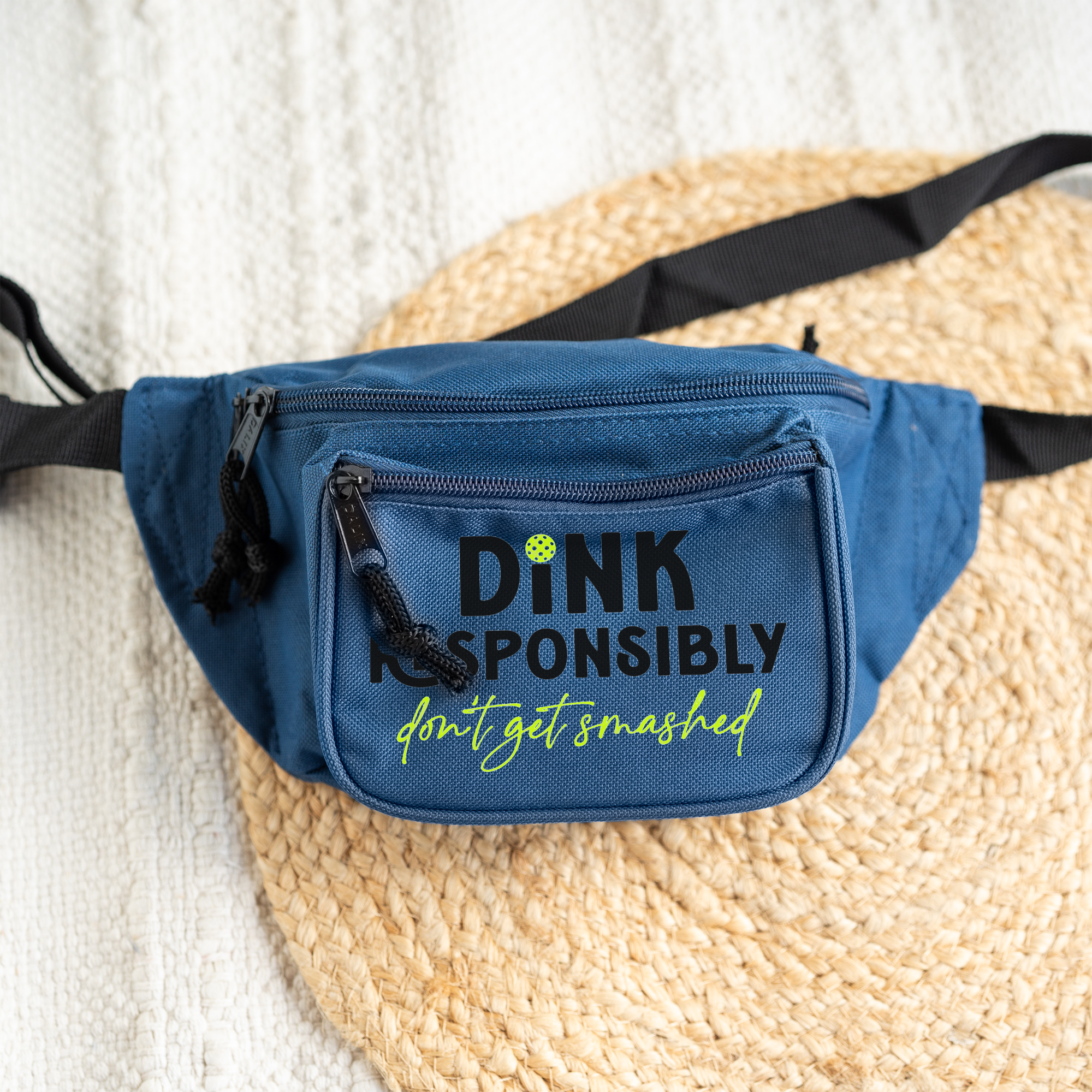 Dink Responsibly Pickleball Belt Bag