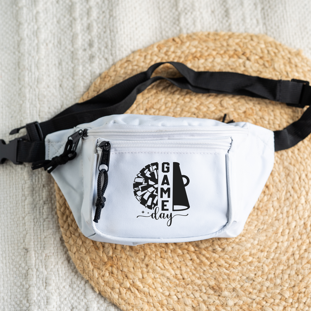 Game Day Cheer Fanny Pack with Adjustable Strap, Cheer Team Gifts Fanny Packs for Cheer Teams, Perfect for Travel and Outdoor Adventures