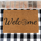 Basketball Welcome Mat