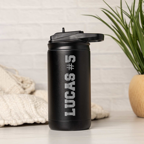 12oz Personalized Kids Tumbler With Name and Number