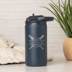 Personalized Monogram Baseball 12oz Kids Tumbler