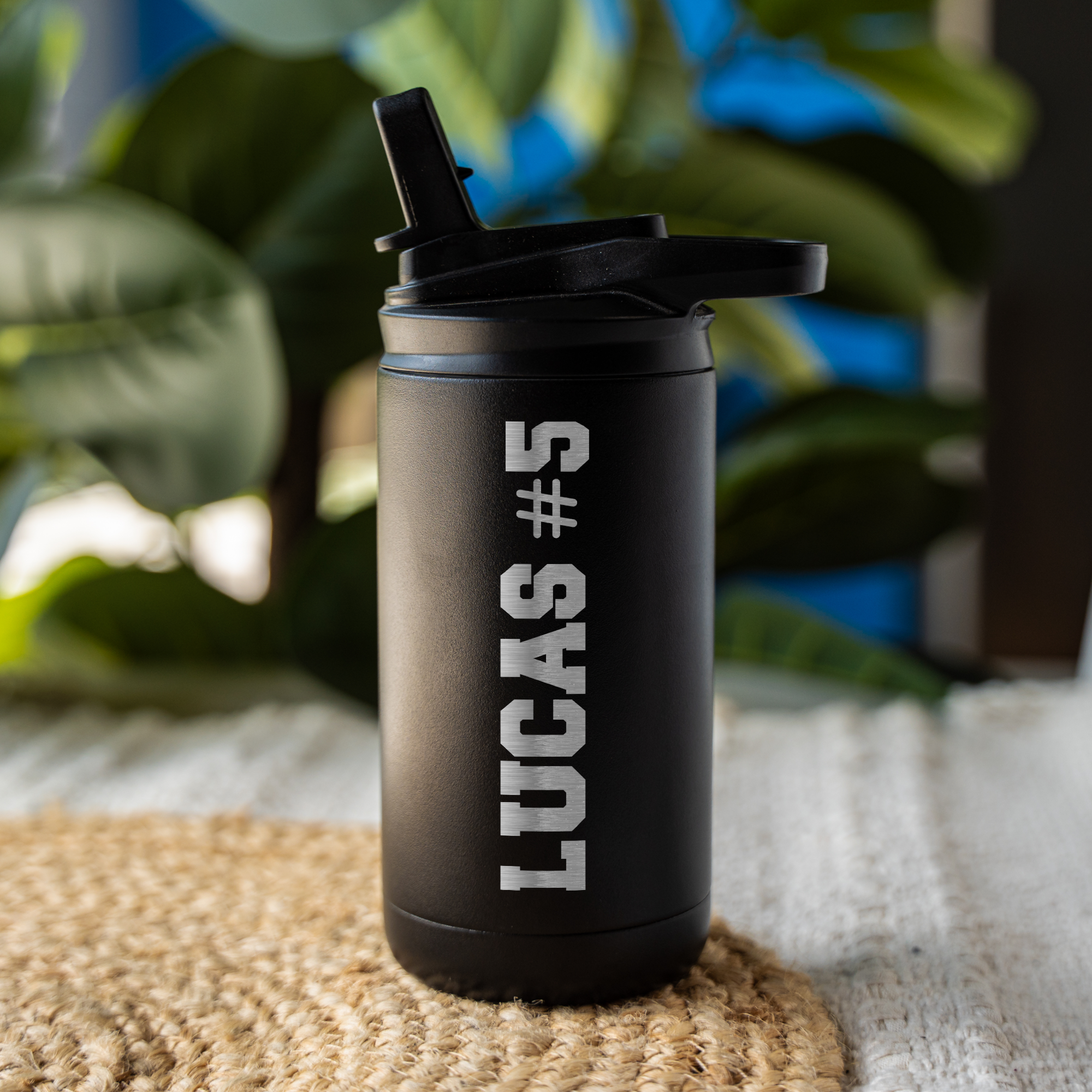 12oz Personalized Kids Tumbler With Name and Number