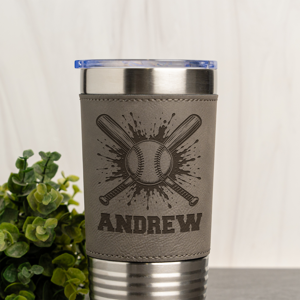 Personalized Baseball Name Tumbler
