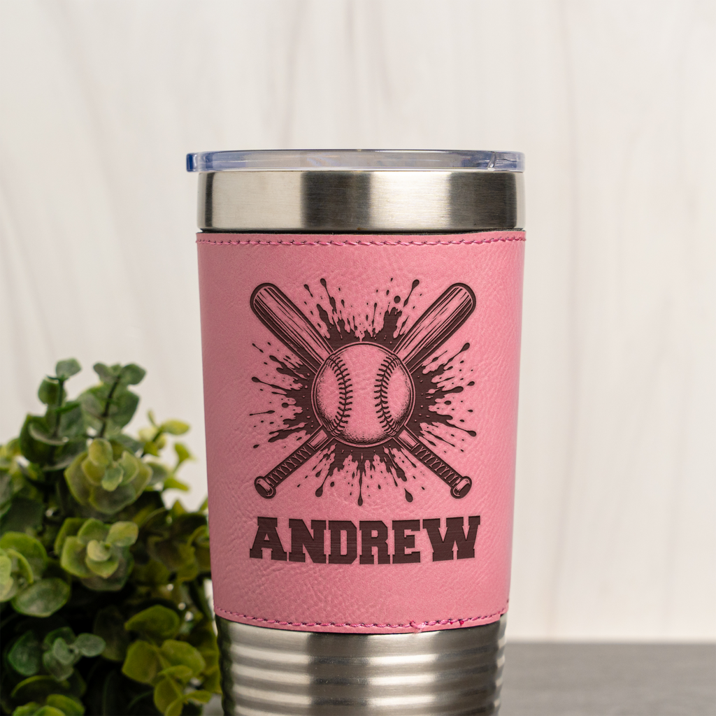 Personalized Baseball Name Tumbler