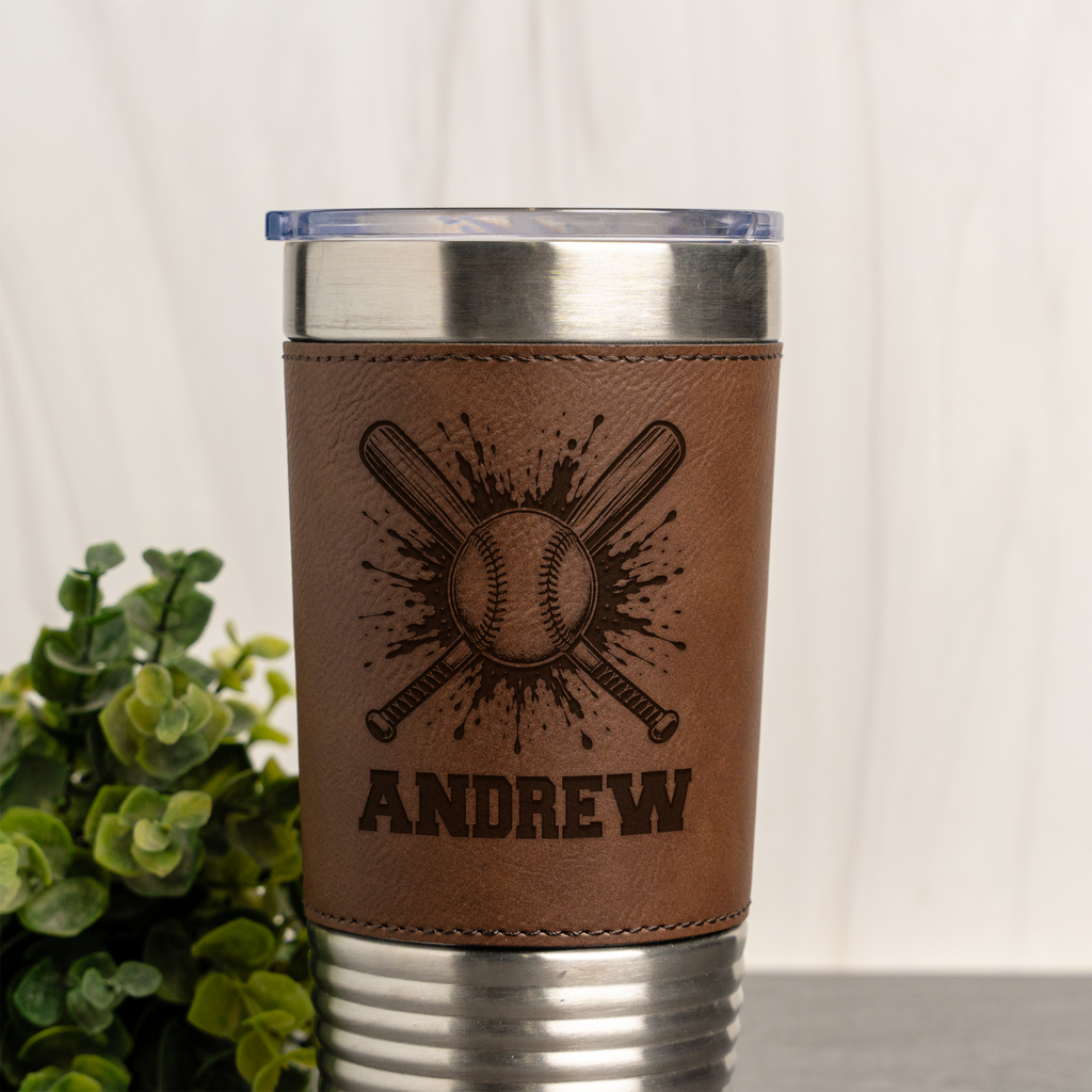 Personalized Baseball Name Tumbler