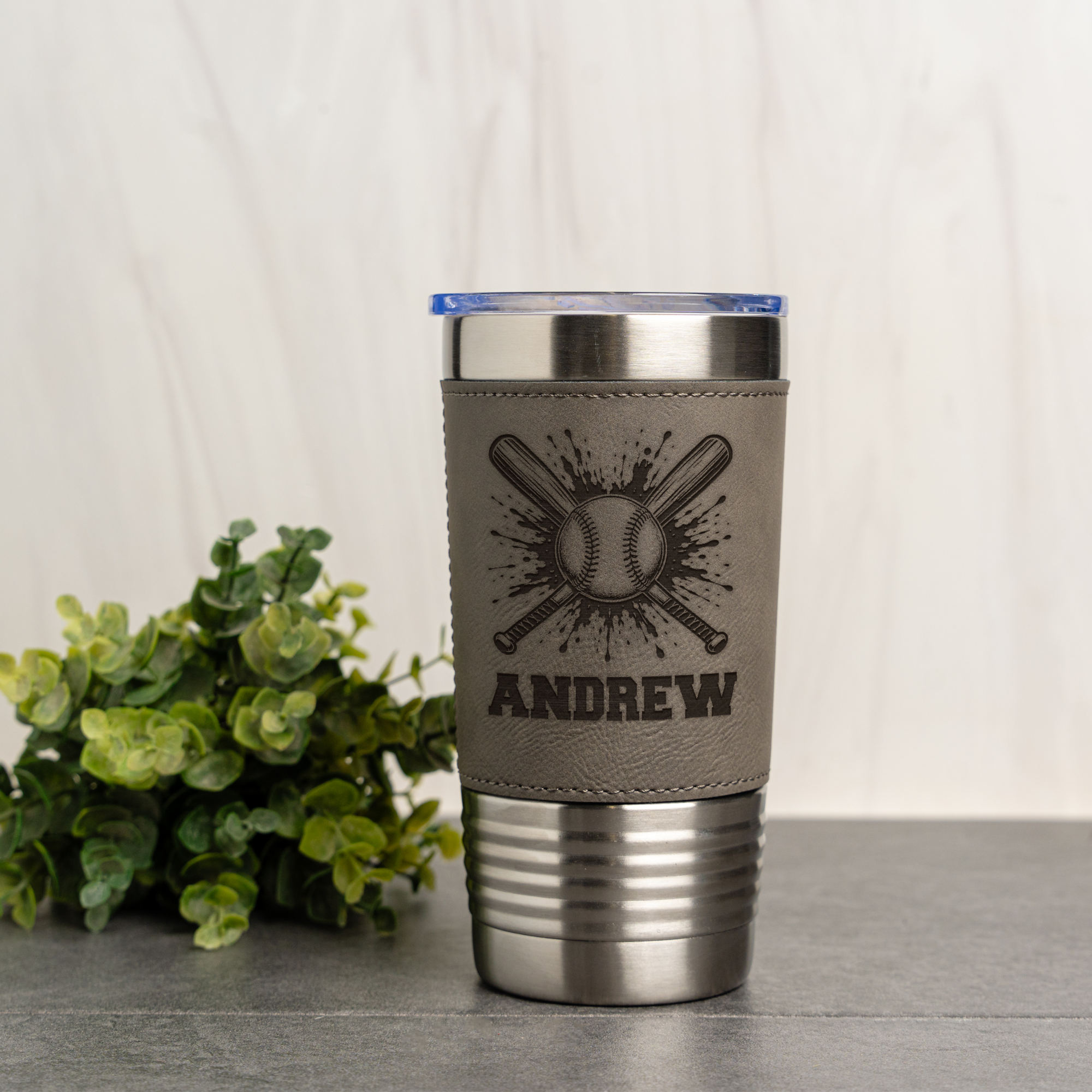 Personalized Baseball Name Tumbler